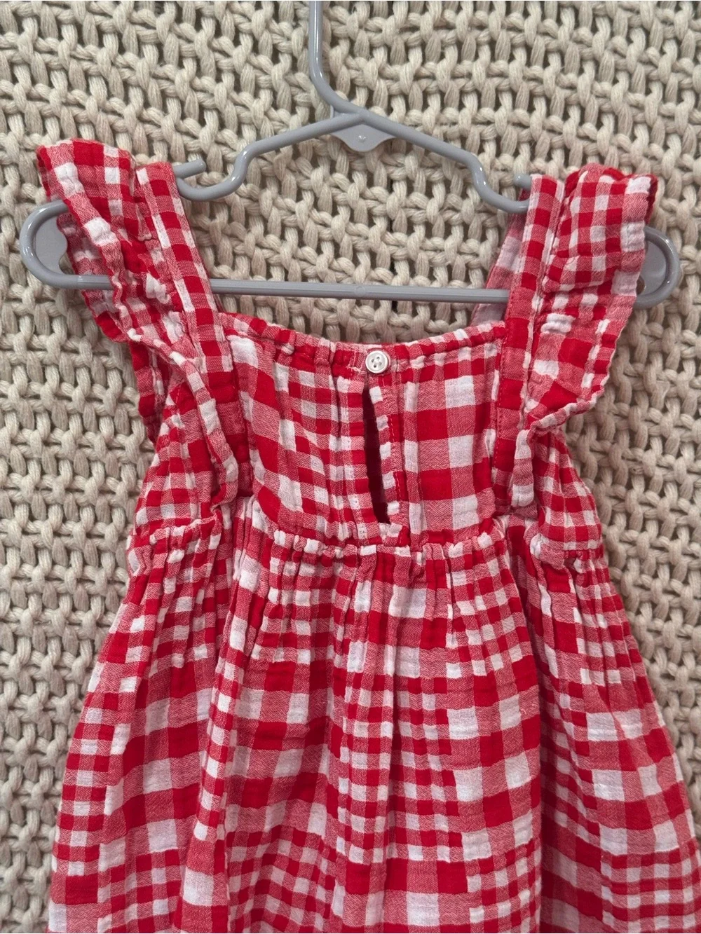 Girls Pink Crochet-Top Floral, Red Plaid, Orangesicle Sundress
